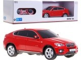 Nuotoliniu būdu valdomas automobilis BMW X6 raudonas 1:24 RASTAR