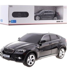 Nuotoliniu būdu valdomas automobilis BMW X6, juodas, 1:24, RASTAR