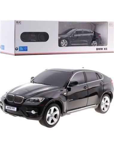 Nuotoliniu būdu valdomas automobilis BMW X6, juodas, 1:24, RASTAR