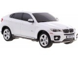 Nuotoliniu būdu valdomas automobilis BMW X6, baltas, 1:24 RASTAR