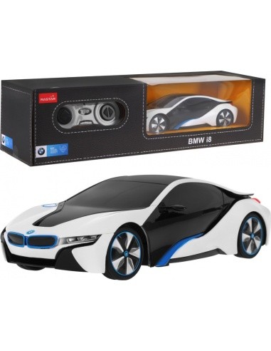 R/C toy car the BMW i8 White 1:24 RASTAR