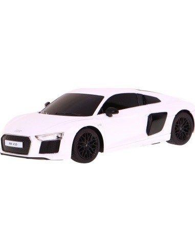 Nuotoliniu būdu valdomas automobilis Audi R8, baltas 1:24 RASTAR