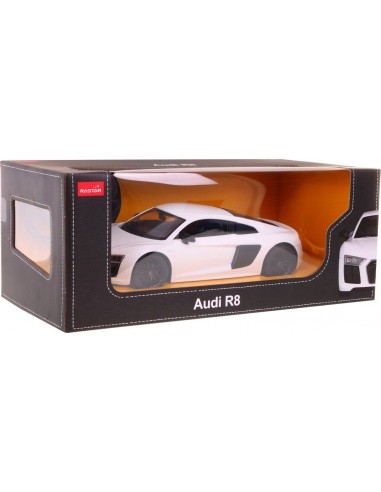 Nuotoliniu būdu valdomas automobilis Audi R8, baltas 1:24 RASTAR