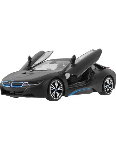 Nuotoliniu būdu valdomas automobilis BMW i8 juodas 1:14 RASTAR