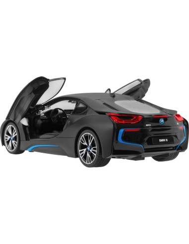 Nuotoliniu būdu valdomas automobilis BMW i8 juodas 1:14 RASTAR