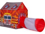 Tent with tunnel for children fireman's house playground IPLAY