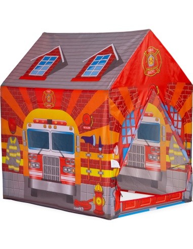 Tent with tunnel for children fireman's house playground IPLAY
