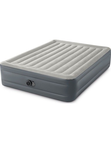 Large inflatable mattress 203x152 cm with built-in pump INTEX 64126