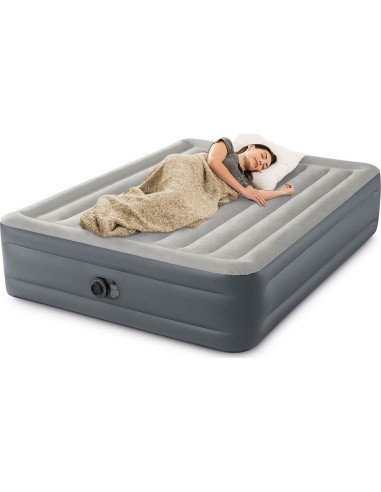 Didelis pripučiamas čiužinys 203x152 cm su įmontuota pompa INTEX 64126