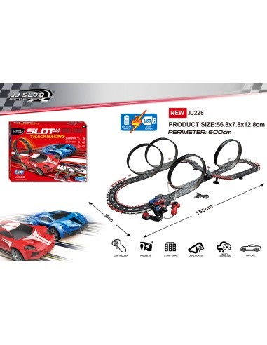 TRACK SPORT Automobilių lenktynių trasos ilgis 600 cm