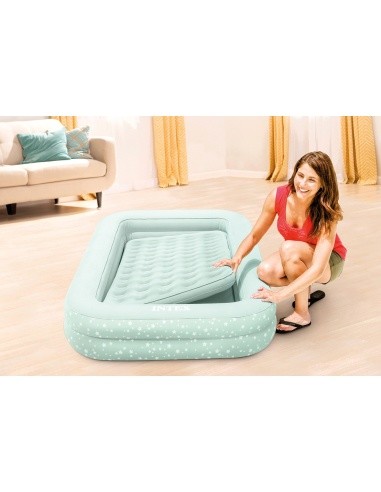 Inflatable Toddler Bed + Pump Intex