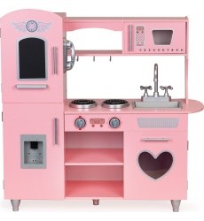 Large Wooden Kitchen For Kids Eco Toys, Sound Effects