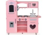 Large Wooden Kitchen For Kids Eco Toys, Sound Effects