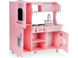 Large Wooden Kitchen For Kids Eco Toys, Sound Effects