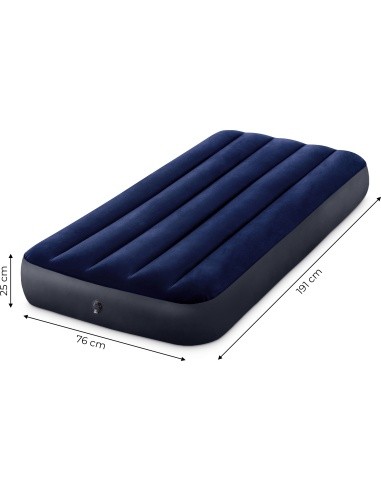 Velor Sleeping Bed Air Mattress Intex, 191x76cm