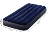 Velor Sleeping Bed Air Mattress Intex, 191x76cm
