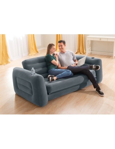 Inflatable sofa bed convertible mattress 2-in-1 INTEX 66552
