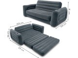 Pripučiama sofa-lova, keičiama į čiužinį 2 in 1 INTEX 66552