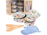 A set of aluminum pots + accessories