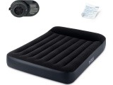 Pripučiamas veliūrinis čiužinys su pompa Intex 64150ND