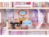 Dollhouse large wooden 3 floors 11 furniture ECOTOYS