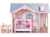 Dollhouse large wooden 3 floors 11 furniture ECOTOYS