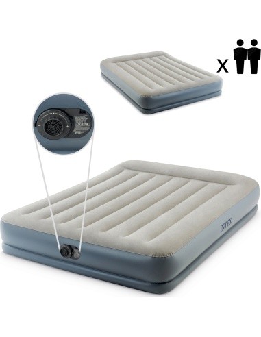 Inflatable mattress 203x152 cm with two-person pump Intex 64118ND