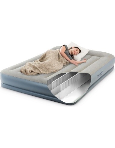 Inflatable mattress 203x152 cm with two-person pump Intex 64118ND