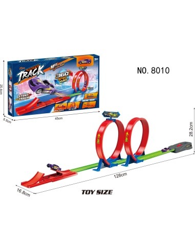 128cm Extreme Loop Track + Car
