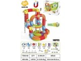 Magnetic Coloured Railway 140el.