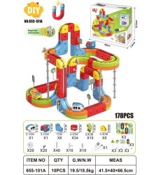 Magnetic Coloured Railway 178el.
