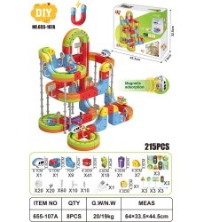 Magnetic Coloured Railway 215el.