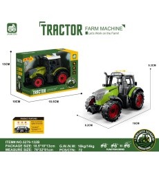 Tractor with Lights and Sound Function Bright Green