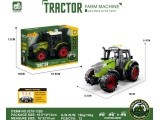 Tractor with Lights and Sound Function Bright Green