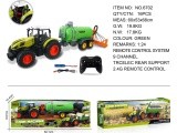 Green Barrel Tractor R/C 1:24