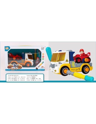 Dismountable Tow Truck + Car with Sound Function