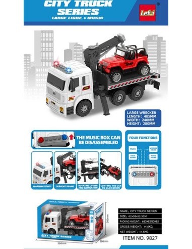 Car Transporter with Lights and Sound + Car