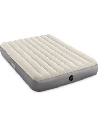 Velour inflatable mattress 203x152 cm Intex 64103