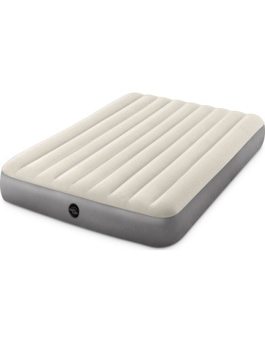Velour inflatable mattress 203x152 cm Intex 64103