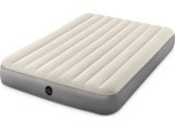 Velour inflatable mattress 203x152 cm Intex 64103