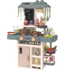 Toy Kitchen with Sound Effects, LED, water and steam generator EcoToys