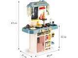 Toy Kitchen with Sound Effects, LED, water and steam generator EcoToys