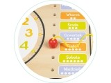 Wooden Board With Clock Calendar Eco Toys
