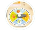 Wooden Board With Clock Calendar Eco Toys