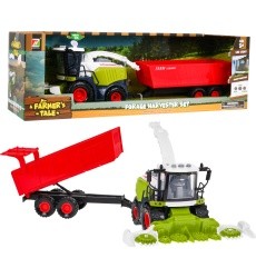Combine harvester with Trailer
