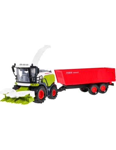 Combine harvester with Trailer