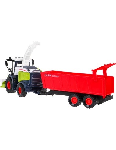 Combine harvester with Trailer