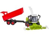 Combine harvester with Trailer