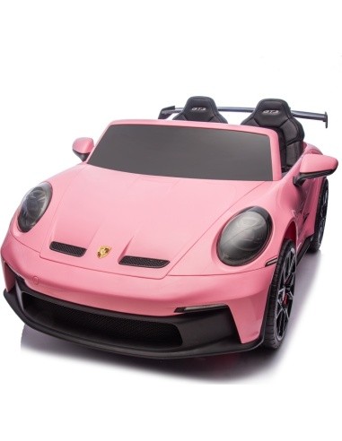 Elektromobilis Porsche 911 GT3 rožinis MP4