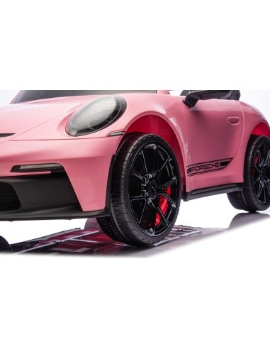 Elektromobilis Porsche 911 GT3 rožinis MP4